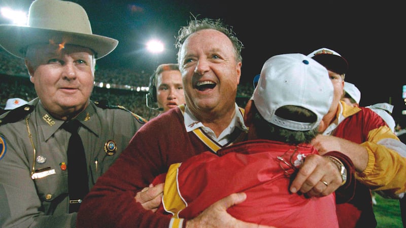 FILE - In this Jan. 1, 1994, file photo, Florida State University head football coach Bobby...