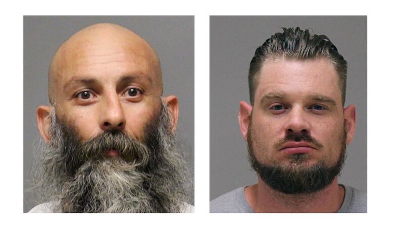 FILE - Barry Croft Jr. (left) and Adam Fox (right) are pictured in the combined photo. Croft's...