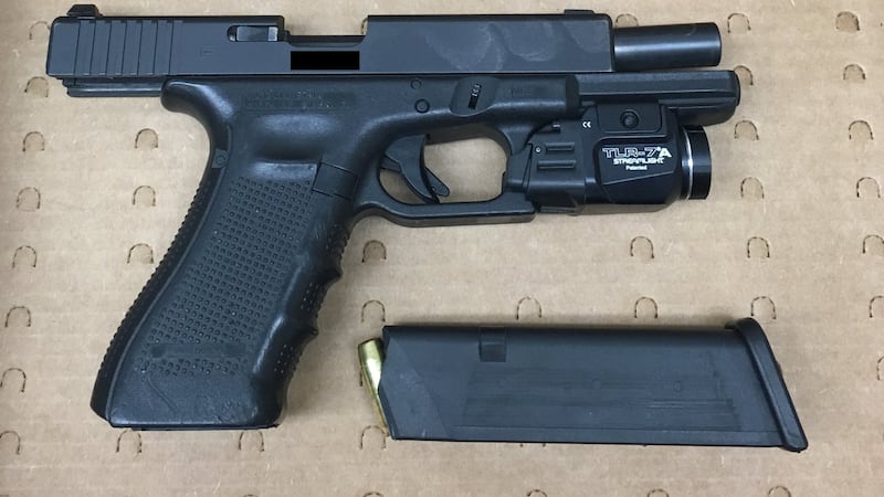 Gun seized at Leon High School in Tallahassee, Fla.
