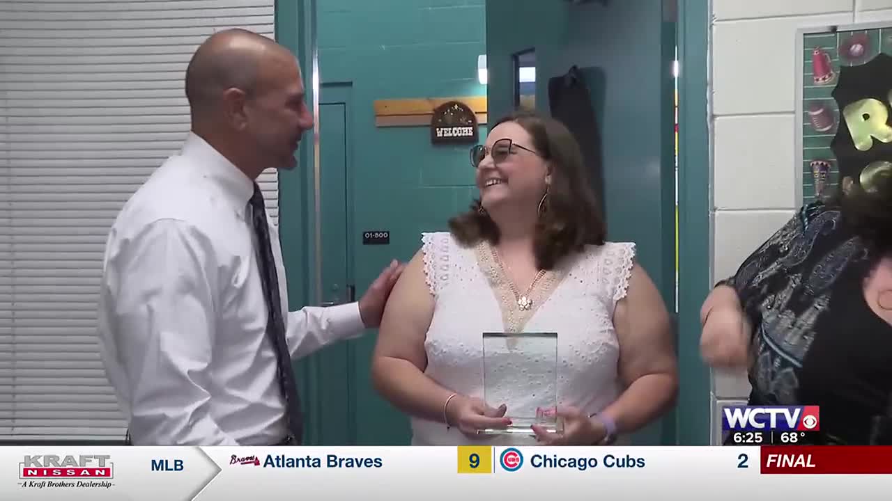 Laci Moore of Ruediger Elementary awarded WCTV and Envision Credit Union 'Teacher of the Month' - Vimarsana News