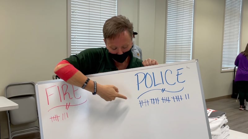 Battle of the Badges helped the Red Cross with blood donations during the annual drive.