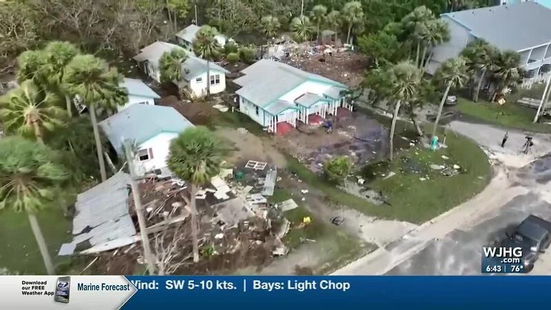 Crews are in Taylor County, Fla. assessing the damage and helping with recovery efforts.