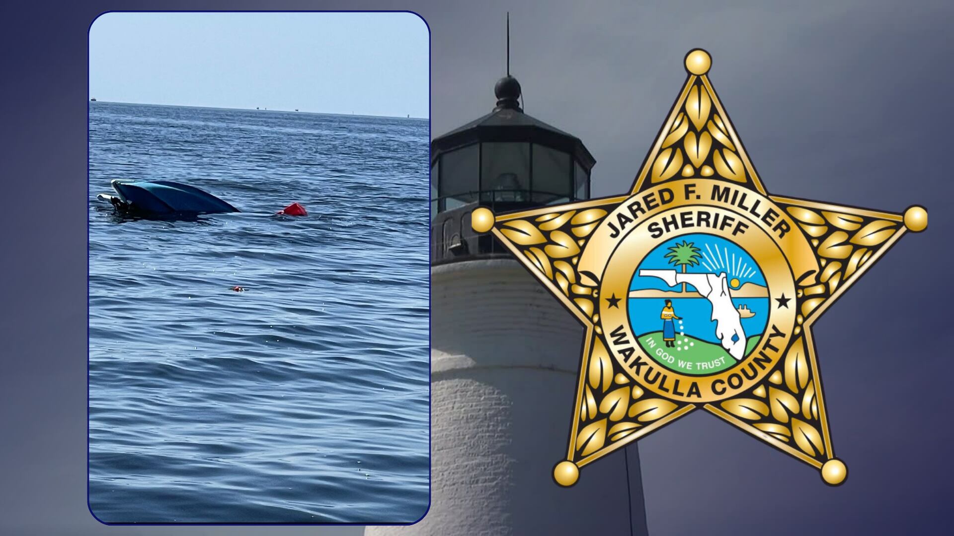 Father and son found treading water, rescued by Wakulla County Sheriff's Office school resource officer near St. Marks after other boat's wake flips their vessel - Vimarsana News