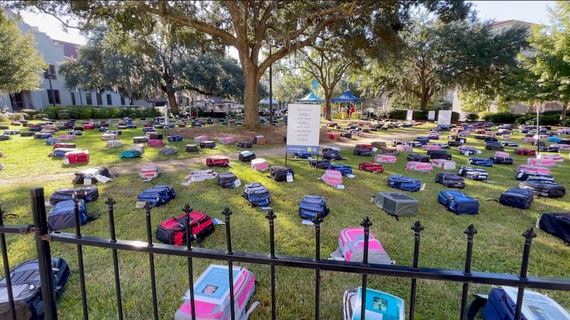 Send Silence Packing display at VSU.