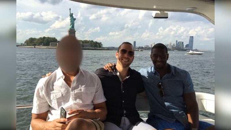 Tallahassee Andrew Mayor Gillum in New York City with developer Adam Corey and Mike Miller,...